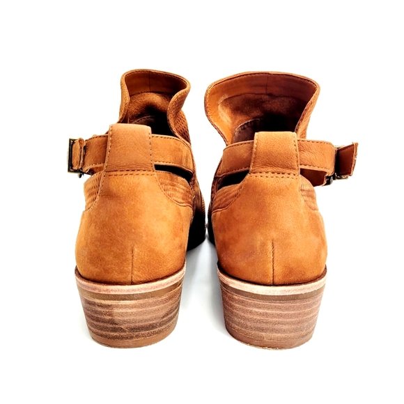 Gianni Bini PERFECTED Hampton Tan Buckled Bootie - Picture 3 of 5